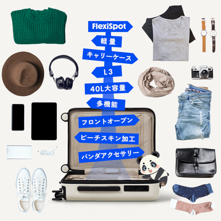 キャリーケース・L3 | FlexiSpot公式ストア